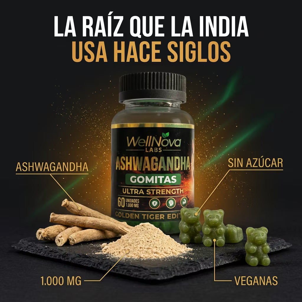 Ashwagandha Gomitas: raíz de ashwagandha