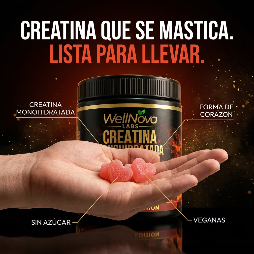Creatina Gomitas: creatina que se mastica