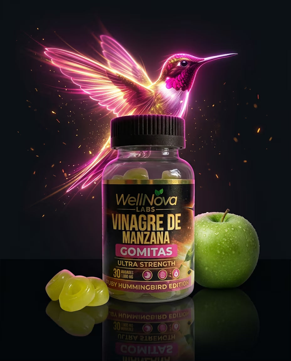Vinagre de Manzana Gomitas Ruby Hummingbird Edition