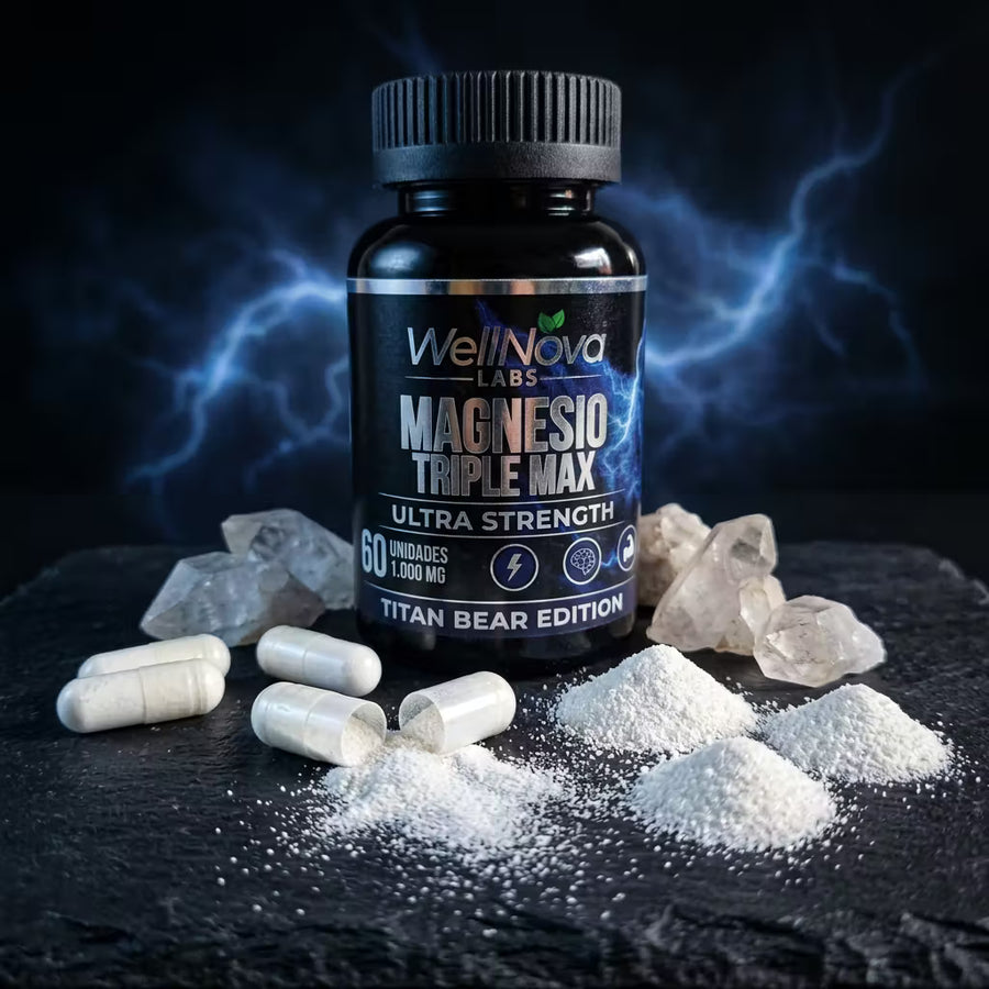 WellNova Labs Magnesio Triple Max Titan Bear Edition