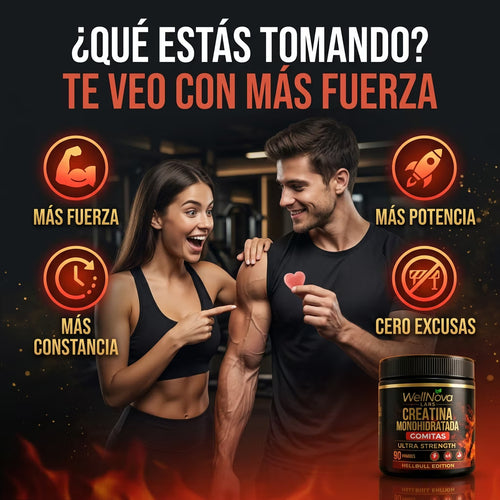 Creatina Gomitas: te veo con más fuerza