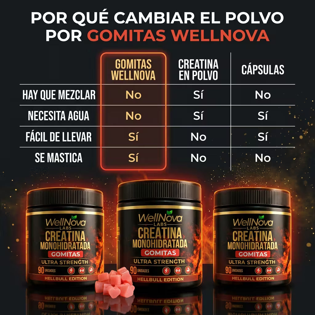 Creatina Gomitas: comparativa