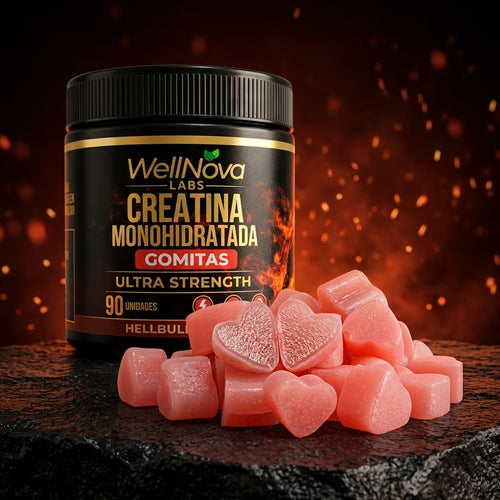 WellNova Labs Creatina Gomitas Hellbull Edition 90 unidades