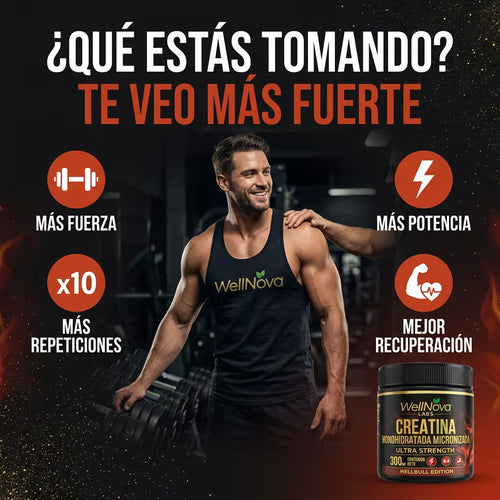 Creatina Hellbull: te veo más fuerte