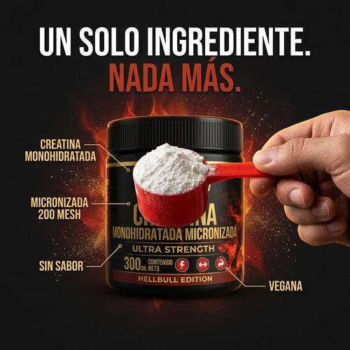 Creatina Hellbull: un solo ingrediente