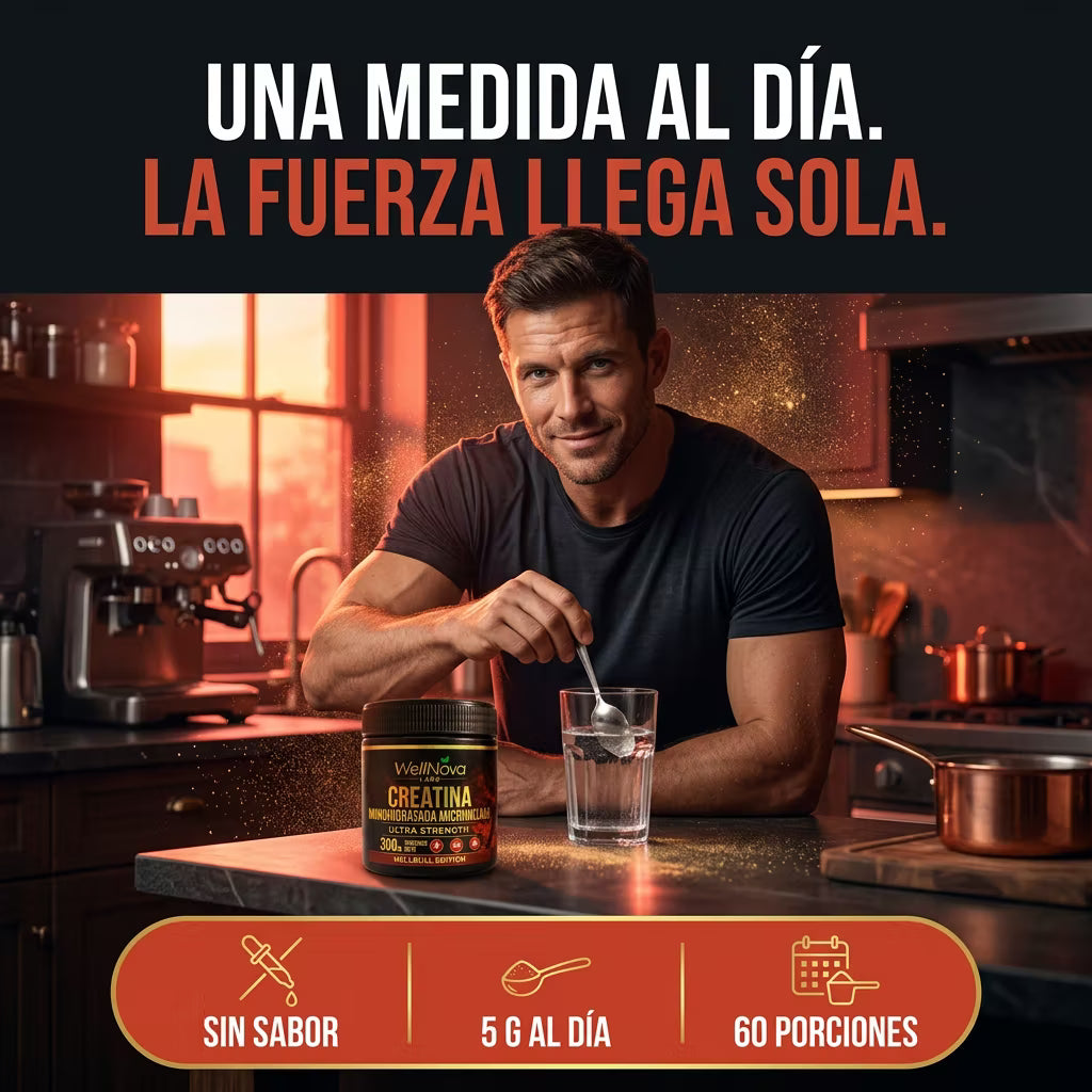 Creatina Hellbull: una medida al día