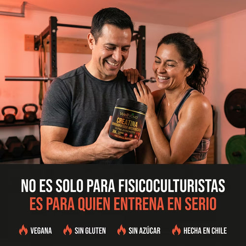 Creatina Hellbull: vegana, sin gluten, sin azúcar