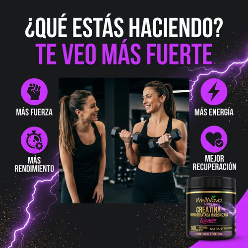 Creatina Women: te veo más fuerte