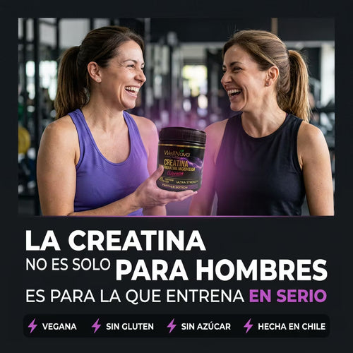 Creatina Women: vegana, sin gluten, sin azúcar