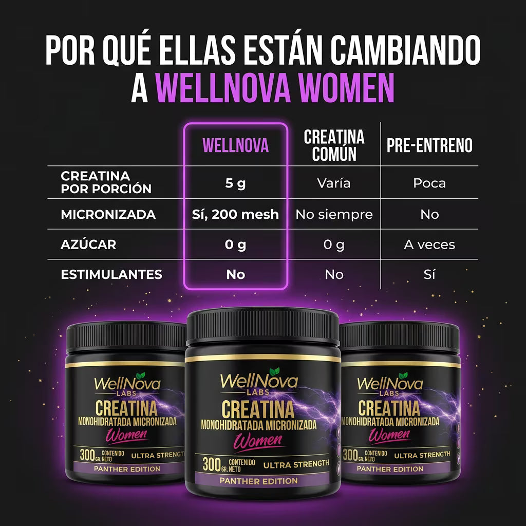Creatina Women: comparativa