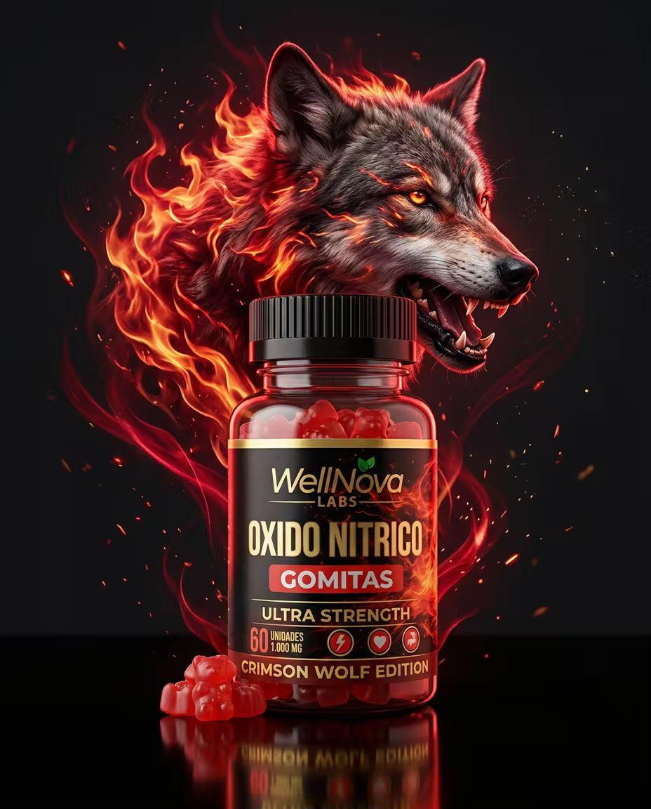 Óxido Nítrico Gomitas Crimson Wolf Edition