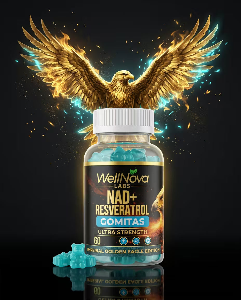 NAD+ Resveratrol Gomitas Imperial Golden Eagle Edition