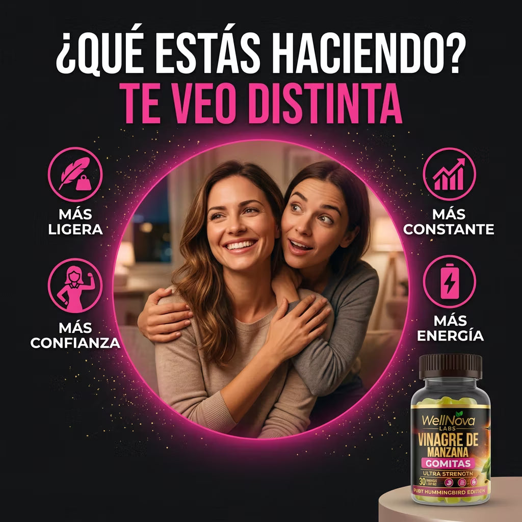 Vinagre de Manzana Gomitas: te veo distinta