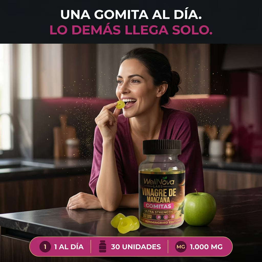 Vinagre de Manzana Gomitas: una gomita al día